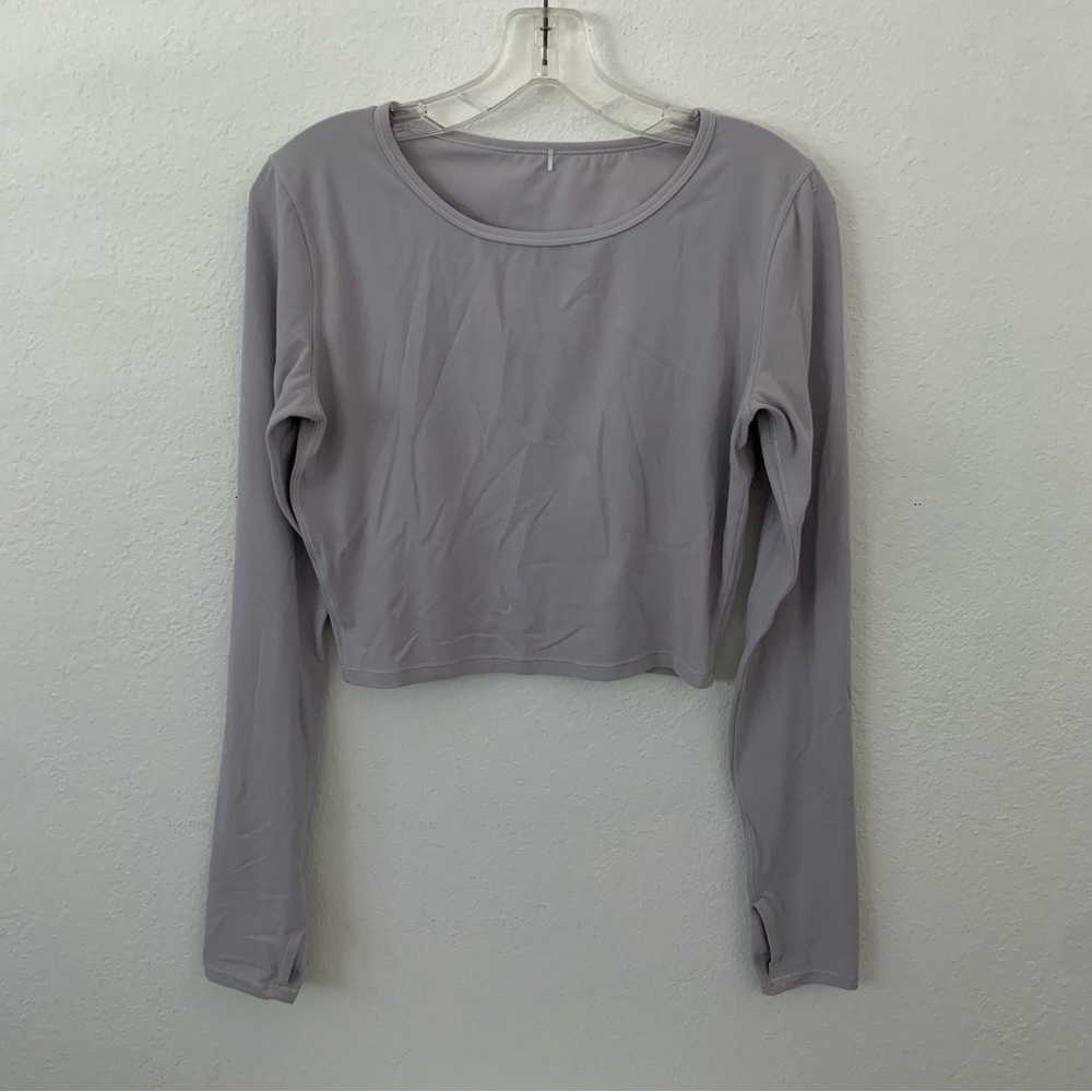 lululemon Long Sleeve Top in Lilac Gray